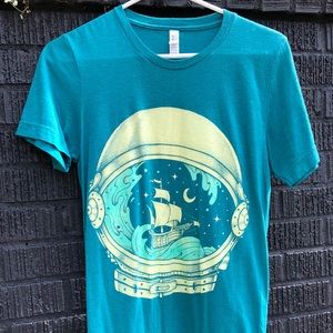 ‘Spaceship’ T-Shirt by Wicked Clothes